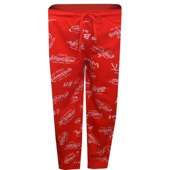 MJC Mens Coca Cola International Logo Jogger Lounge Pants (Large)