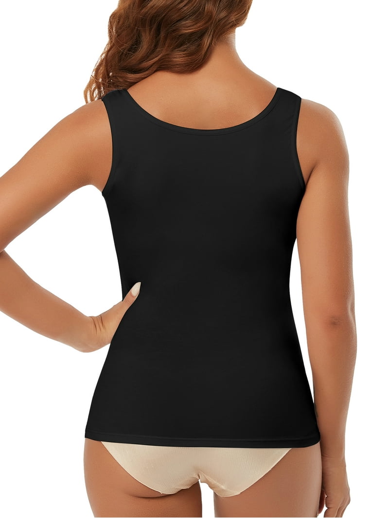 トップス INSCRIRE Lingerie Camisole Women's Camisole with Built-in Bra, Scoop Neckline, Stretchy