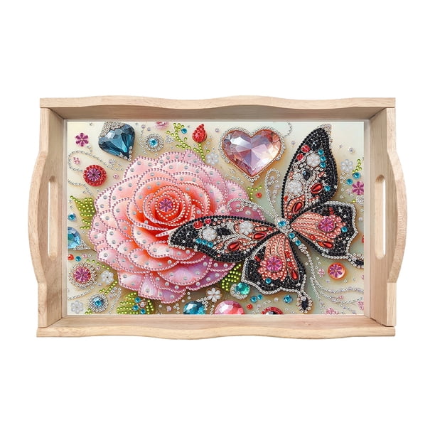 Diy Art Serving Servicio Pintura Diamantes Placa Comedor