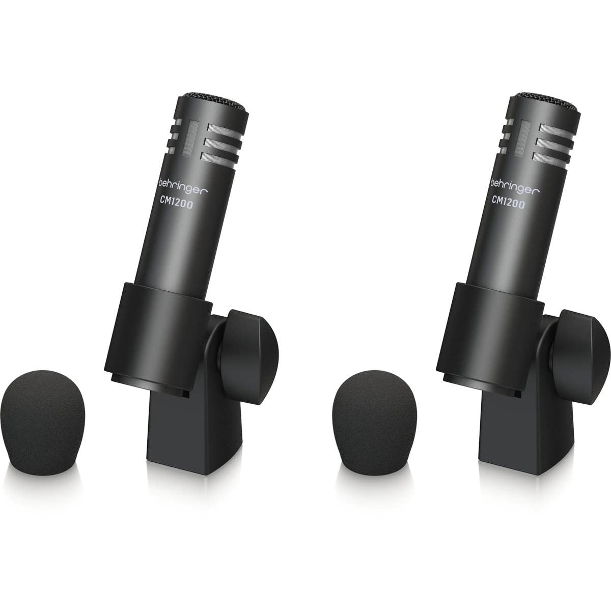 Behringer BC1200 Professional 7-Piece Drum Microphone Set for Studio and Live Applications Bundle with 7-Pack XLR Cables