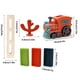thumbnail image 3 of Fiudx Tren de Dominó, Dispensador Automático de Dominó, con Efectos de Luz y Sonido, Rompecabezas Entretenido, Diversión para Toda La Familia, Regalo Ideal para Fiestas o Días Festivos., 3 of 6