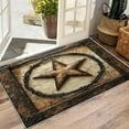 thumbnail image 3 of Western Rugs for Living Room - 2x3 Rug, Western Area Rug, Texas Star Washable Non Slip Soft Rugs, Rustic Cowboy Carpet, Vintage Farmhouse Home Decor, Western Gifts for Men, 3 of 6