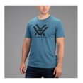 thumbnail image 2 of VORTEX Adult Male Core Logo T-Shirt, Color: Steel Blue Heather, Size: M, 2 of 3