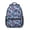 Baseballs and Numbers, variant on Baseballs and Bats Blue Pattern Backpack for School, Cute School Bag with Adjustable Shoulder Straps and Padded Back, 15.3"x11"x6.7"