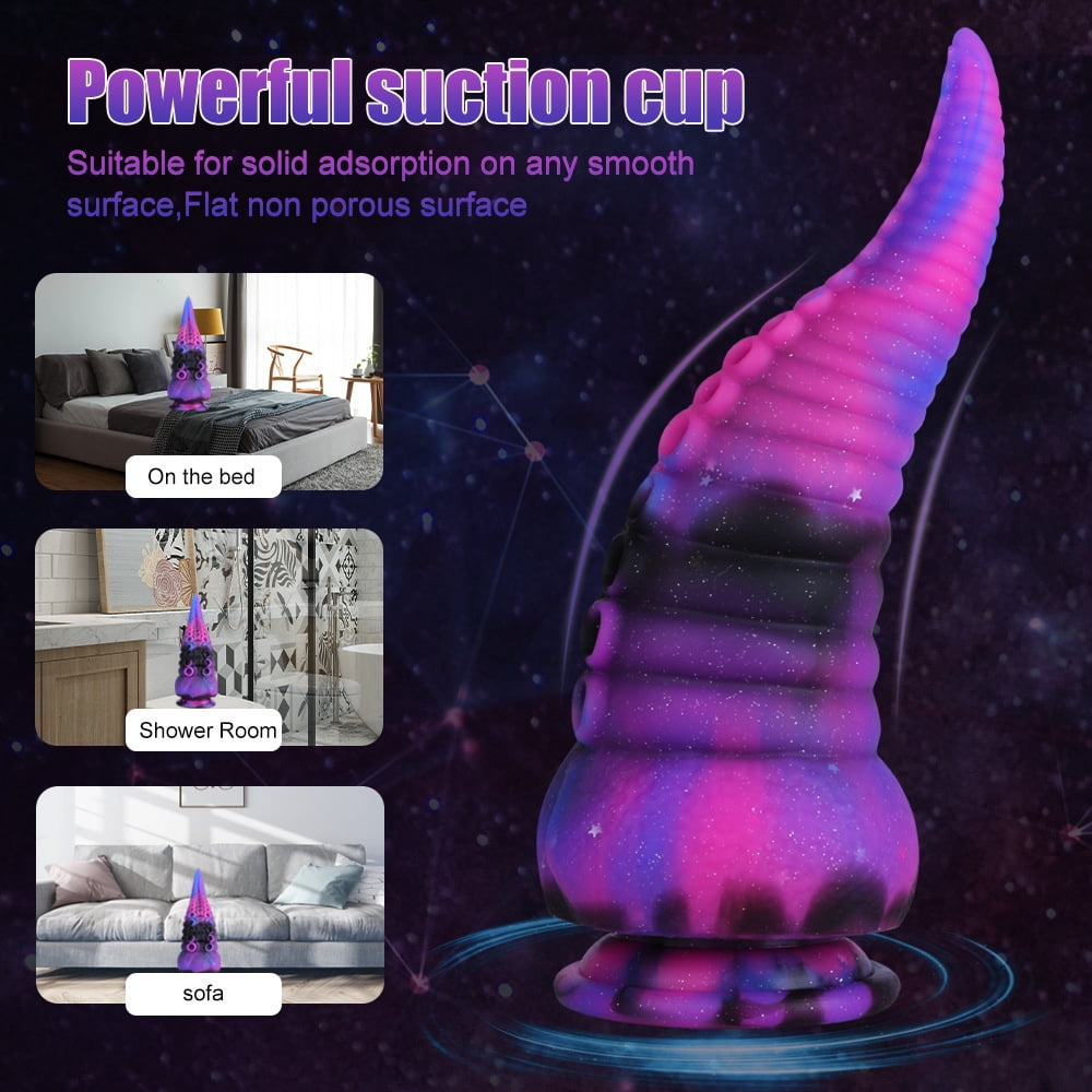 Axfly 7.87 in Butt Plug Dildo Sex Toys, Octopus Suction Cup Anal Plug Adult Toy for Women & Men, S (20*5*7.5cm)
