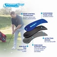 thumbnail image 3 of Plantillas Ortopédicas Powerstep Pinnacle 3/4 Para Zapatos Ajustados, Alivio De Fascitis Plantar, Soporte Para Arco, Plantillas Ortopédicas Para Mujeres Y Hombres, Fabricadas En Los Estados Unidos (Ho, 3 of 6