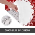 thumbnail image 3 of Kdxio Winter Christmas Snowflake,16" x 24", Non-Slip Front Door Mats,Outdoor Welcome Mat Washable, 3 of 9