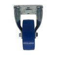 thumbnail image 4 of Rueda de 4' de Goma Termoplastica GOWU Color AZUL con herraje de placa fija Carga 180 kg, 4 of 7