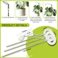 thumbnail image 2 of SLUMLOVE 3-Head Plant Light for Indoor Plants,Full Spectrum Grow Plants,10 Brightness Levels & Auto Timer 3/9/12h（USB powered）, 2 of 7