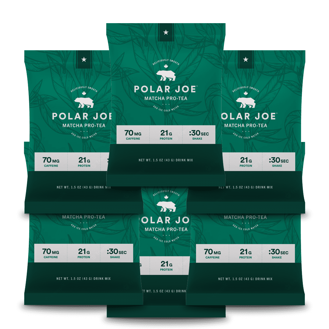 (Pack of 16) Polar Joe Latte Instant Matcha 6 ct 9 oz