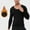 Black, variant on SSAAVKUY Men's Athletic Compression Shirt - V Neck Long Sleeve Workout Running Base Layer Tops Cool Dry T-Shirt Gym Undershirts White XXL