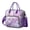 Purple-45, variant on Large Insulated Tote Bag with Bengal Tiger Print - Leakproof Cooler Bag for Office & Outdoor, Multi-Pocket Waterproof Thermal Lunch Tote with Jungle Stripes Design