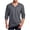 Dark Gray, variant on Mens Big and Tall Tshirts Long Sleeve V Neck Basic tee Summer Casual Plain Loose Shirts S-5XL
