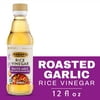 Nakano Roasted Garlic Rice Vinegar, Seasoned Vinegar for Sauteing, Baking and Marinades, 12 FL oz