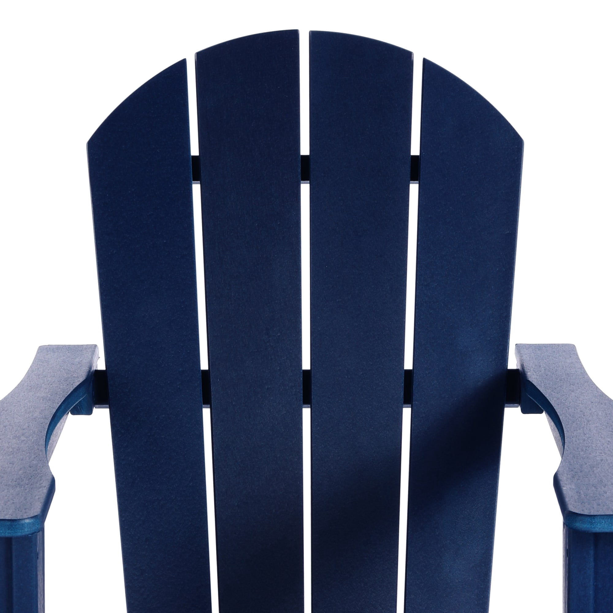 WestinTrends Malibu Outdoor Patio Porch Rocking Adirondack Chair (Set of 2), Navy Blue