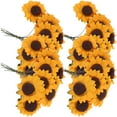 thumbnail image 4 of Raindrops 100pc Paper Sunflower Bouquet for Wedding Decor - Orange, 4 of 7