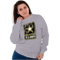 thumbnail image 4 of Vintage Military US Army Star Logo Sweatshirt for Men or Women Brisco Brands M, 4 of 6