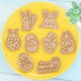 thumbnail image 4 of Sokhug 8PCS Easter Cookie Molds Bunny Fondant Baking Tool Set Spring Holiday Kitchen, 4 of 9