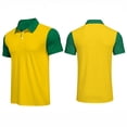 thumbnail image 2 of Inglocry Men's Polo Shirts Short Sleeve Golf Quick Dry Collared Moisture Wicking Athletic Performance Polo Shirt 2026 Yellow L, 2 of 8