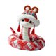 thumbnail image 4 of Juguete de peluche de serpiente Strade Fareast Limited Año Nuevo Chino Rojo 25cm, 4 of 8