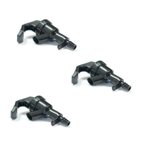 HomeBrewStuff 3 Pack Plastic COBRA SQUEEZE PICNIC TAP FAUCET For Draft Beer Homebrew Soda