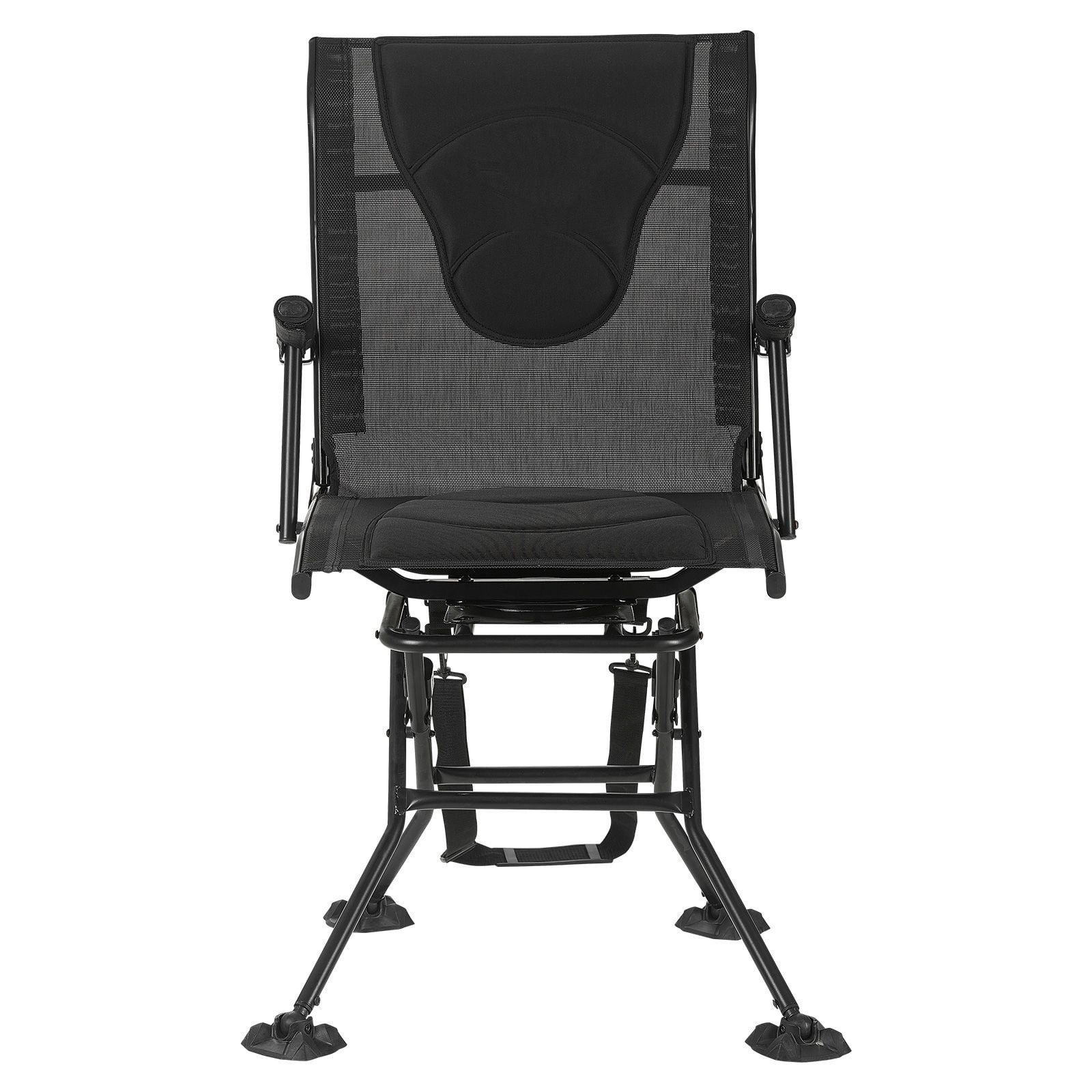 SEVORLEY Hunting Chair 360 Degree Silent Swivel Foldable Blind Seat with Steel Frame 300 lbs Capacity