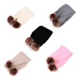 thumbnail image 5 of Milaget KIDS GIRLS WARM SOFT KNIT WINTER SCARF WRAP NECK WARMER FAUX POMPOM Pink, 5 of 5
