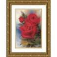 thumbnail image 1 of Piliszek, Beata 23x32 Gold Ornate Wood Framed with Double Matting Museum Art Print Titled - Roses I, 1 of 4