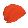 thumbnail image 4 of Kll Orange Winter Fall Beanie Knit Hats For Men & Women - Warm & Soft Stylish Toboggan Caps For Cold Weather, 4 of 9