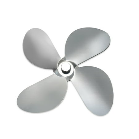 

3/4-Blades Stove Fans Blades Non-Electric Silent Operation Fireplace Fan Blades Heat-Resistant Fireplace & Stove Accessories