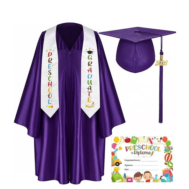 Ohufall Class Of 2026 Graduation Gifts Silk Attire And Memorial Set For Kindergarten Graduation Ceremony