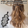thumbnail image 4 of ONLYEOR Leopard Wave Style Vertical Ponytail Clip, Simple Twisting Banana Hair Clips, Hair Accessories for Women, For Daily & Party, 4 of 5