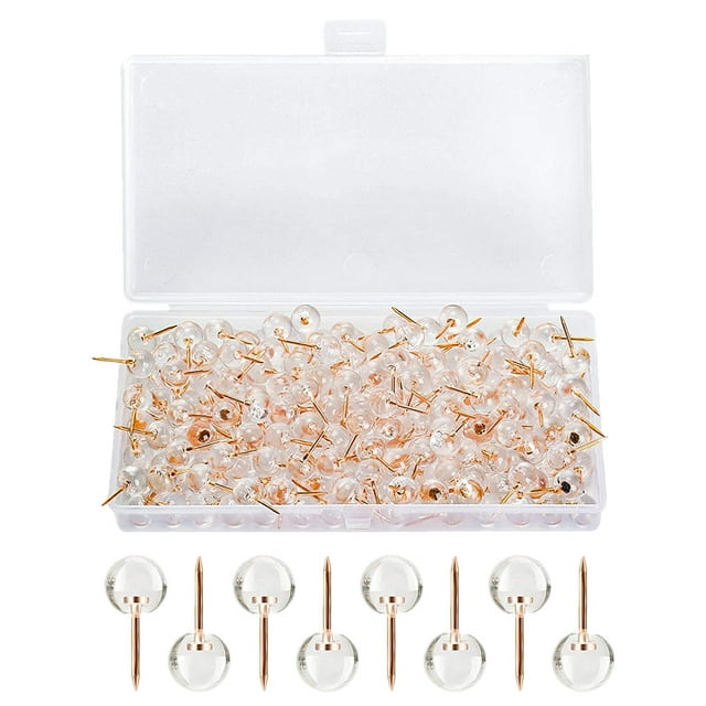 Miangastore 50Pcs Multi-function Push Pin Convenient Pushpins Replaceable Thumb Tacks