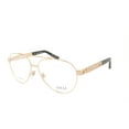 thumbnail image 1 of ZILLI Eyewear in Classic Black and Gold in Aviator Style, 1 of 4