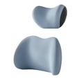 thumbnail image 3 of Kit de cojín para coche, almohada cervical para coche, almohada lumbar universal de alto rendimiento para Azul, 3 of 9