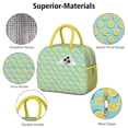 thumbnail image 4 of Lunch Bag Lunch Box for Women Reusable Insulated Lunch Bags,Water-Resistant Lemon Slice Tropical Fruit Cooler Lunch Tote Bag, Large Capacity for Work Travel Picnic, 4 of 5