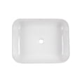 thumbnail image 4 of LAVABO DE CERAMICA RECTANGULAR COLOR BLANCO DE SOBRECUBIERTA SIN REBOSADERO GRAVITA  LA 1802 165, 4 of 7