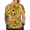 thumbnail image 3 of Running T-Shirt For Male Gustav Klimt Art T Shirts Novelty The Kiss Pattern Summer Tee Shi, 3 of 4