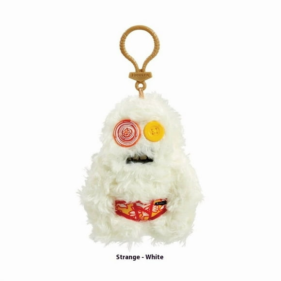 Keychain Crochet Animals Keychain,Funny Ugly Monster,Collectible(Keychain - Underwear - Strange (White)