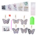 thumbnail image 1 of Keychain  Painting, Not Easy To Fall Off  Painting Key Rings, 6Pcs Luggage Pendants For Home Decor Gifts, 1 of 8