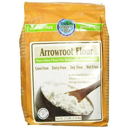 Authentic Foods Arrowroot Flour - 2.5 lb Bag [2 Pack