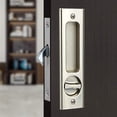 thumbnail image 4 of Cerradura de embutir para puerta corredera, manija empotrada Invisible, pestillo, cerradura de puerta de muebles de madera Interior, 4 of 5