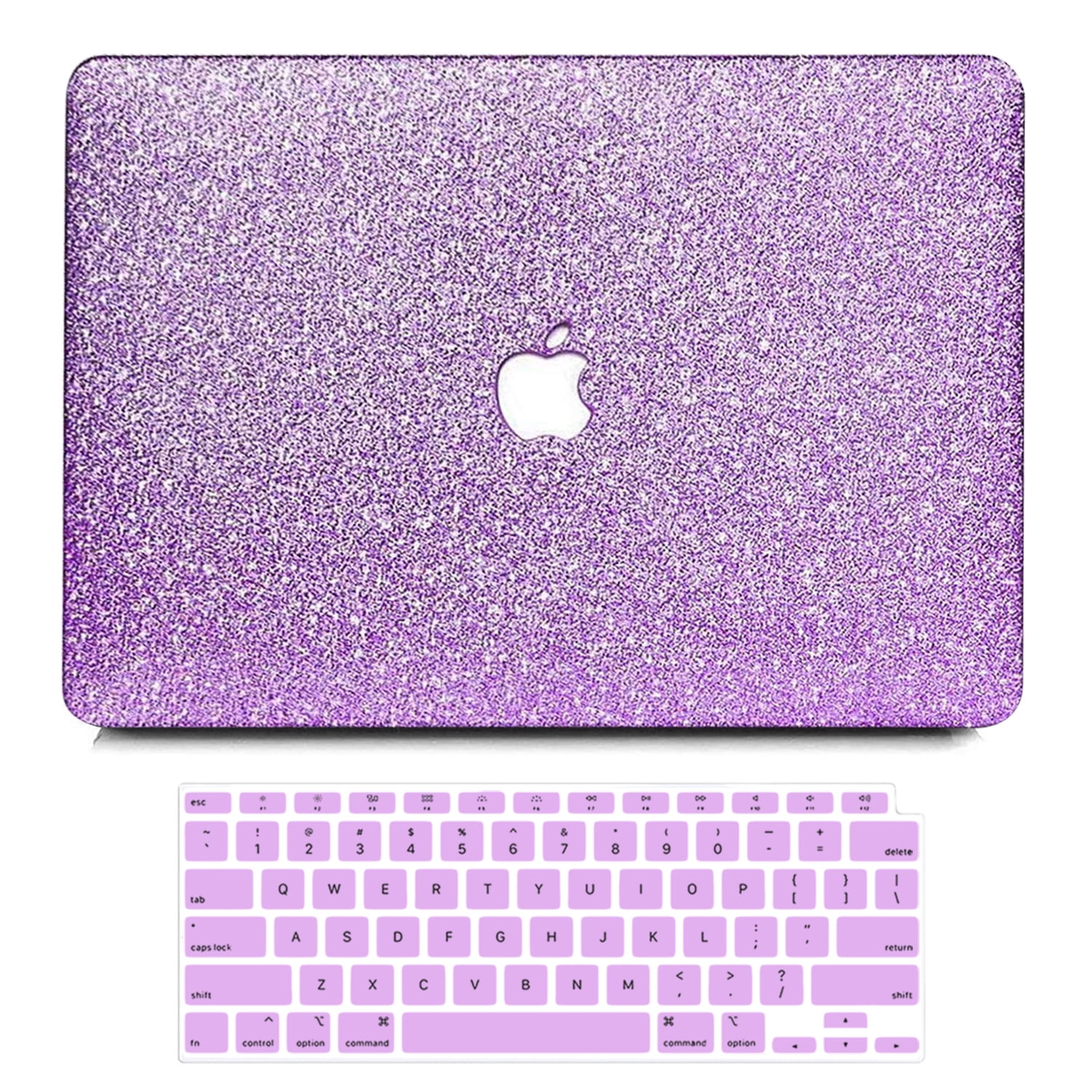 Se7enline Clear MacBook Air 13 Inches Case 2020/2019/2018 Model A1932/A2337/A2179 Crystal Hard Shell Laptop Covers for MacBook Air 13.3 with Touch ID with TPU Keyboard Cover,Screen Protector Pink