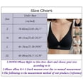 thumbnail image 5 of Hontri Bras for Women, Women's Sexy Comfortable Traceless Summer Thin Breathable No Steel Ring Sleep Bra Black M under $10, 5 of 8