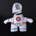 thumbnail image 6 of Pet Astronaut Costume, Funny Space Suit Outfit with Hood for Dogs Cats, Halloween Christmas Holiday Dress-Up Cosplay - Silver S, 6 of 9