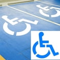 thumbnail image 4 of Plantilla De Estacionamiento, Líneas Claras Plantilla De Símbolo De Estacionamiento Silicona Flexible Reutilizable De Larga Duración Para Pavimento, 4 of 7