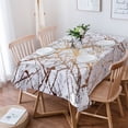 thumbnail image 2 of Marble Crack Pattern Black And White Wedding Table Cloth Waterproof Oilproof Dining Table Cover Kitchen Home Decor Tablecloth, 2 of 7