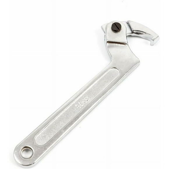 Adjustable articulated lug wrenches for slotted nuts 19-51mm