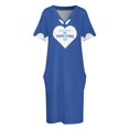 thumbnail image 4 of Vestido holgado con bolsillos "Occupied By My Twin Flame" para mujer, mono de verano, vestido de verano para mujer 2025, 4 of 7