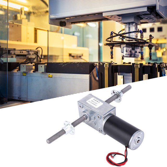 Gear Motor, With Flange Low Loss Sturdy High Accuracy M8 Motor, For Electric Window Industrial Fields Speed Reduction Rate 670